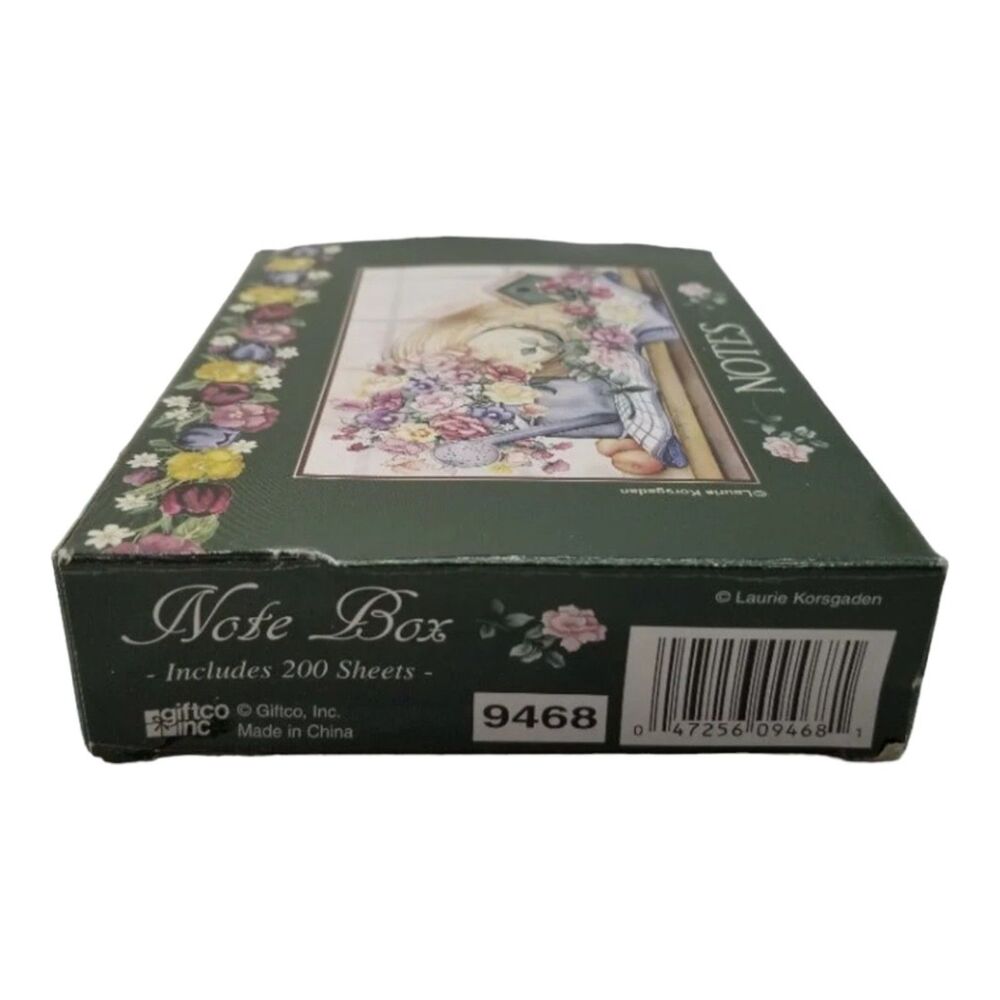 Country Cottage Floral Note Box 200 Sheets Factory Sealed Giftco - Picture 3 of 8